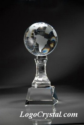 business crystal globe awards