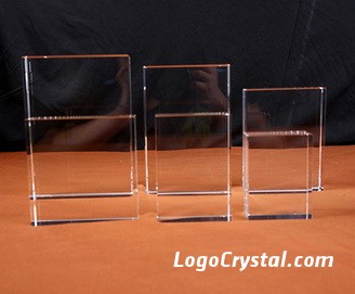 K9 Optic Crystal Rectangular Plaques