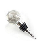 faced crystal wine-stoppers