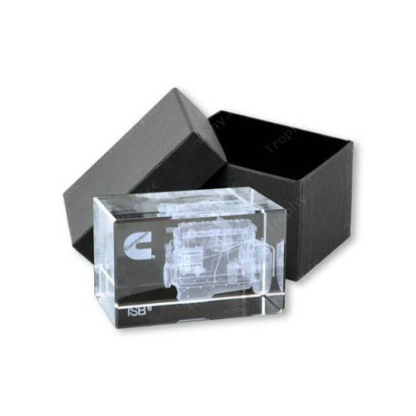 Cubos grabados con láser 3D