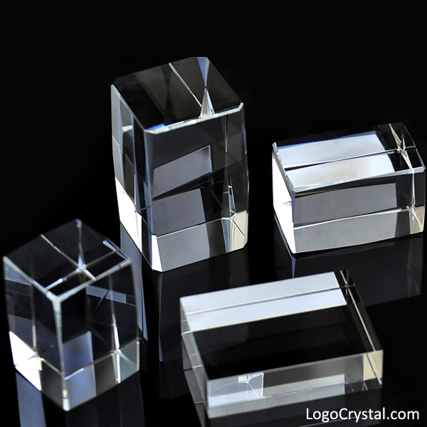 Cubes de verre optique, ébauches de cristal K9, blocs de cristal optique, cubes de cristal vierges