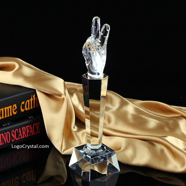 Tazze in cristallo personalizzate, incisioni laser Crystal Awards.