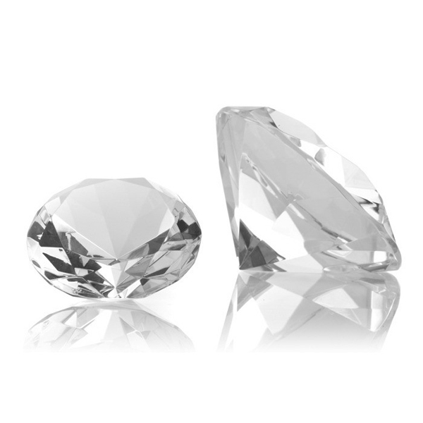 Peso della carta di cristallo laser diamantato